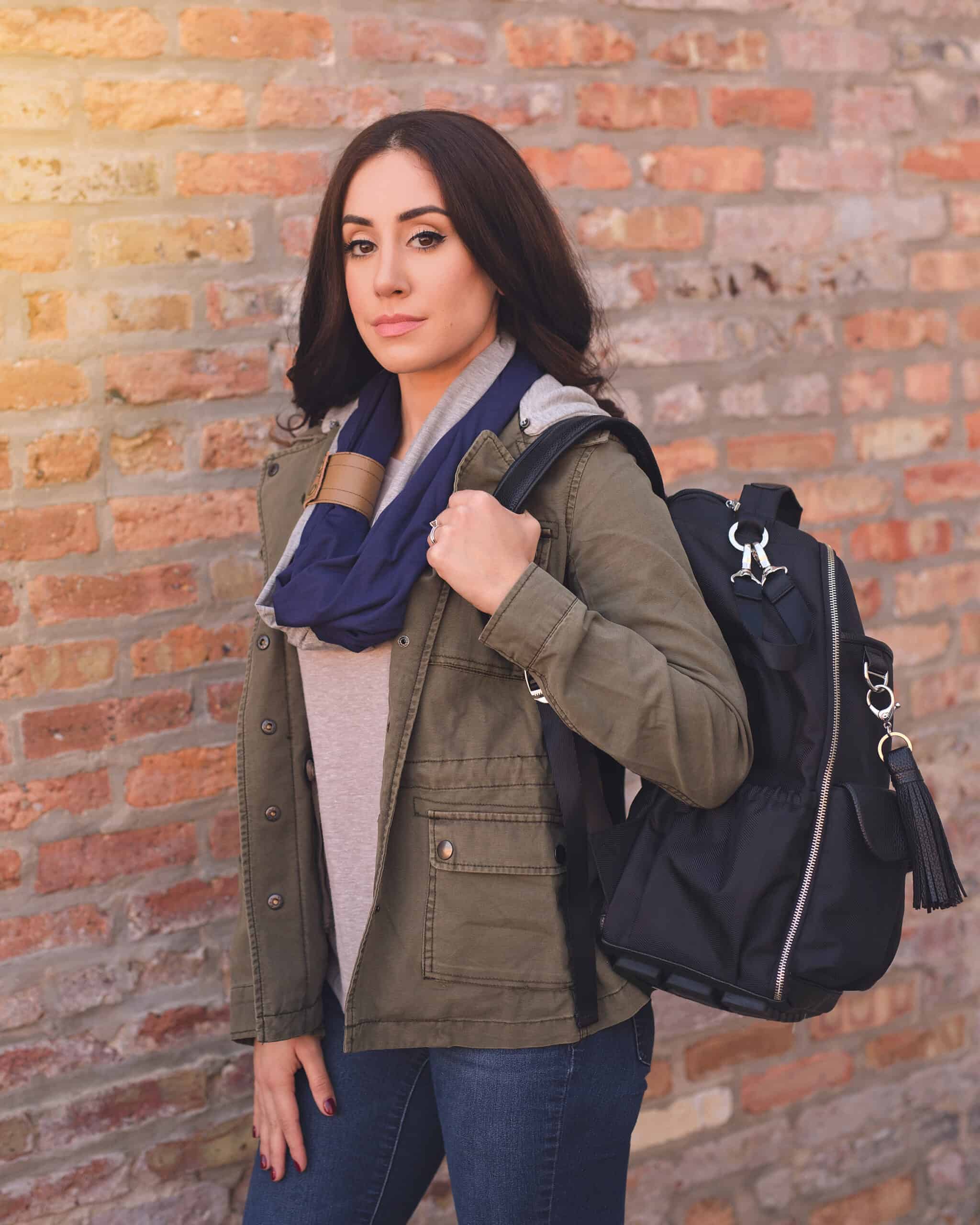 Itzy-Ritzy-Diaper-Bag-DBB1000-Black-Herringbone-Boss-Backpack-18-scaled