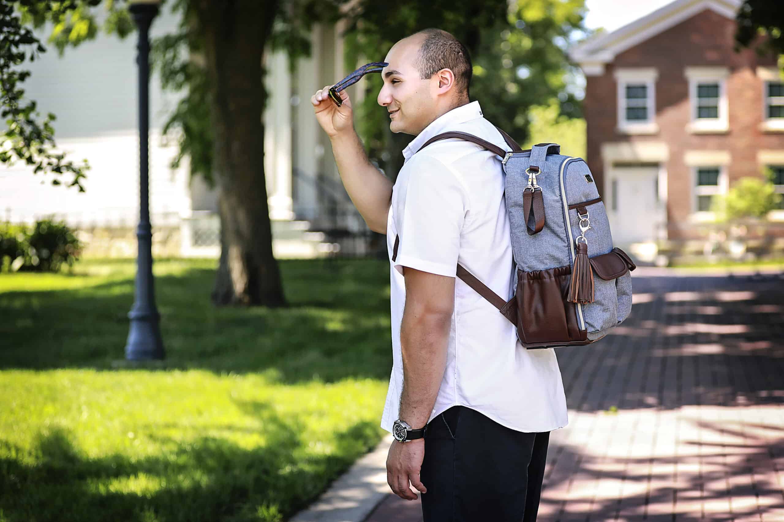 Itzy-Ritzy-Diaper-Bag-DBB4000-Handsome-Heather-Gray-Boss-Backpack-2-scaled
