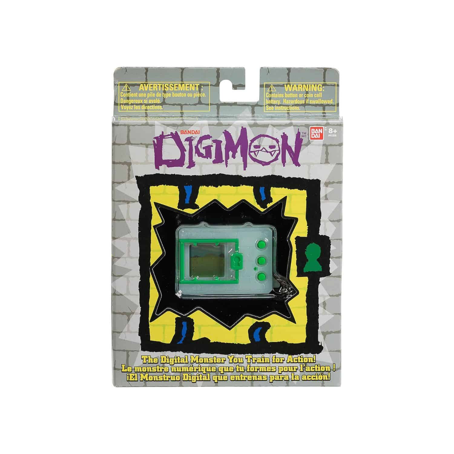 digimon-bandai-original-digivice-virtual-pet-monster-glow-in-the-dark-4 A digimon action figure in a package.