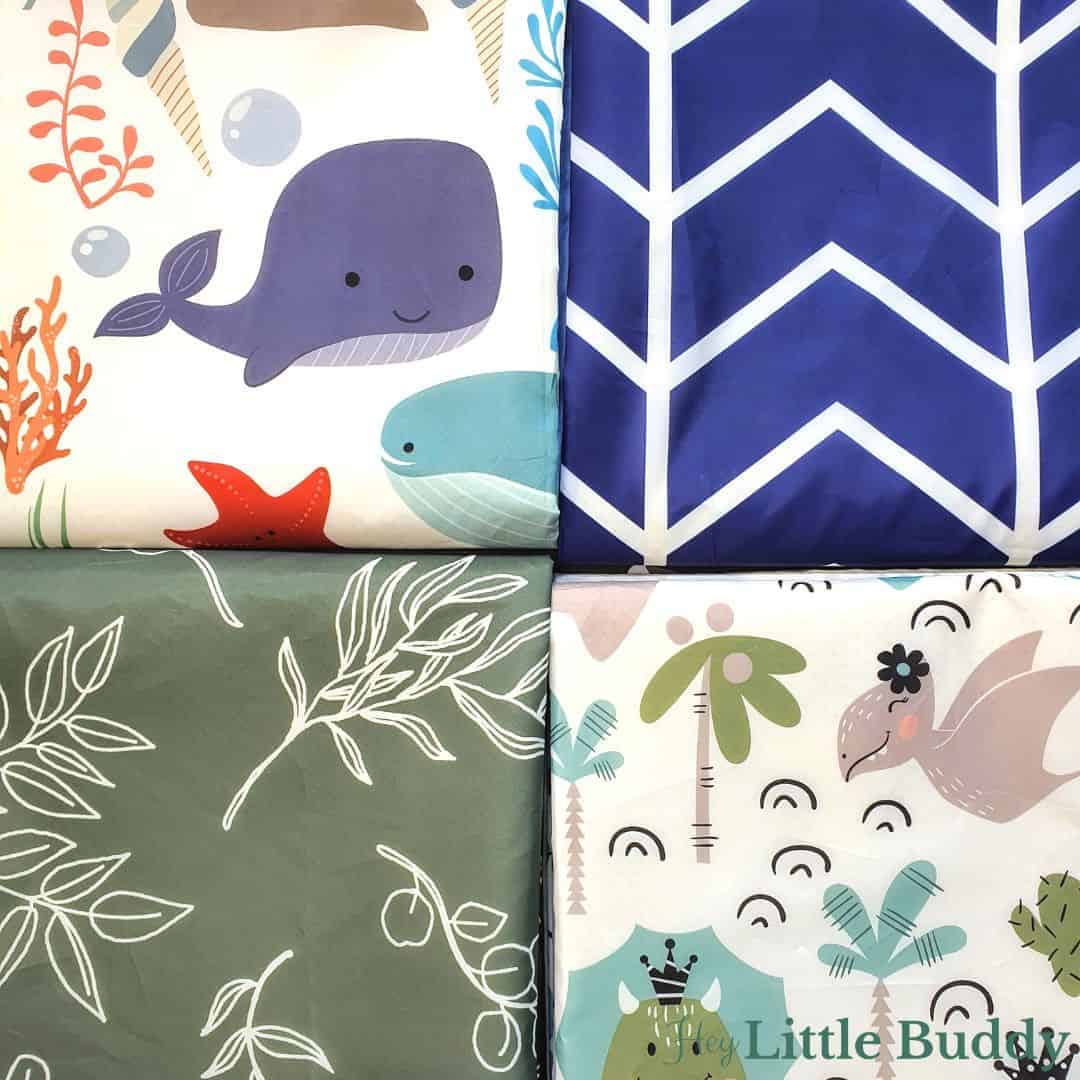 Spill & Splash Feeding & Play Mat 130x130cm Anti-Slip Baby Play Mat
